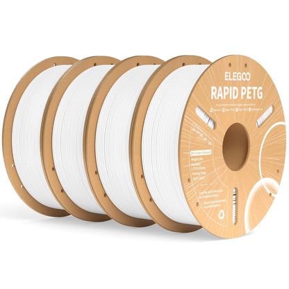 ELEGOO Rapid PETG 3D Printer Filament 1.75mm Black 1KG