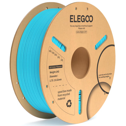 ELEGOO PLA Plus 3D Printer Filament 1.75mm White 2KG, Tougher & Stronger