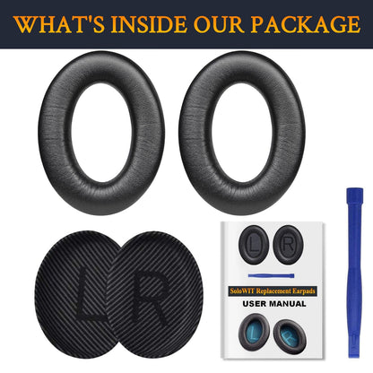 Earpads for Bose QC35 & QC35 ii - Black