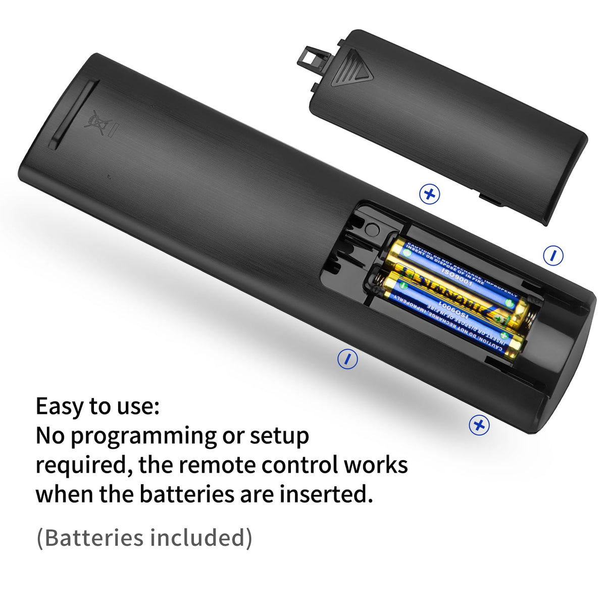 Replacement for Samsung TV Remote, for All 2018-2024 Samsung Remote Control for Smart TV with Voice Control. No Solarcell. 2-Year Warranty.