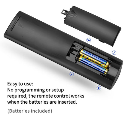 Replacement for Samsung TV Remote, for All 2018-2024 Samsung Remote Control for Smart TV with Voice Control. No Solarcell. 2-Year Warranty.