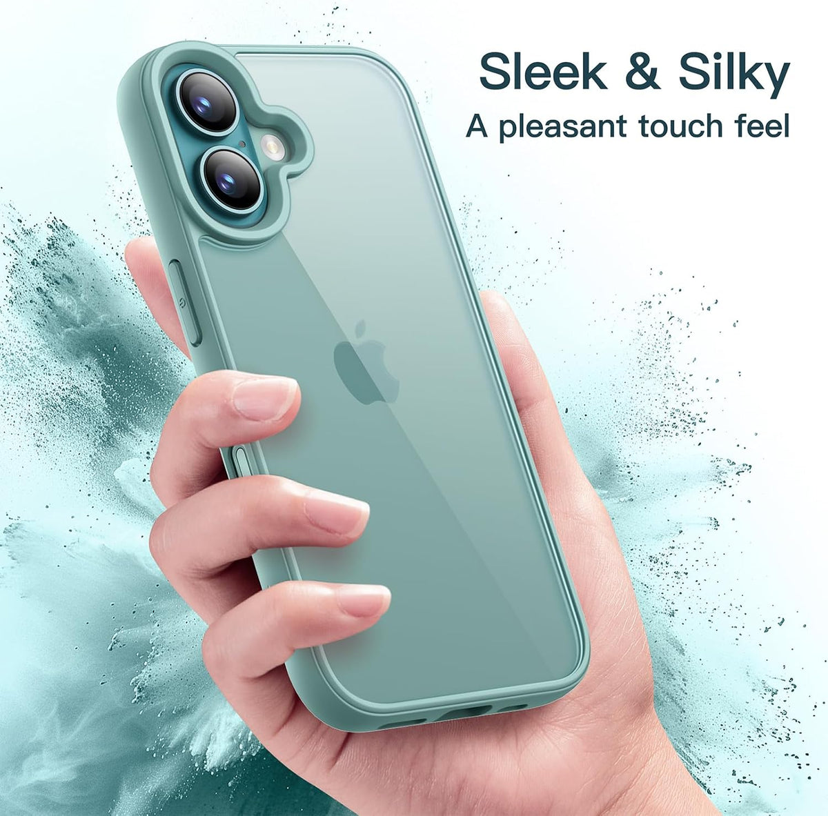JETech Case for iPhone 16, Anti-Yellowing, Clear