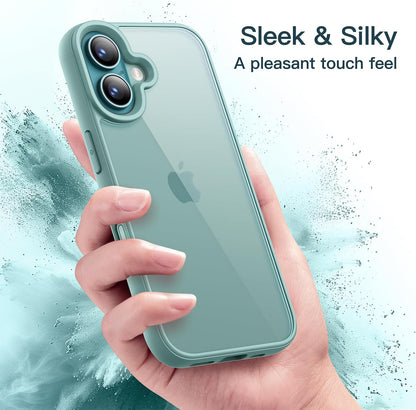 JETech Case for iPhone 16, Anti-Yellowing, Clear