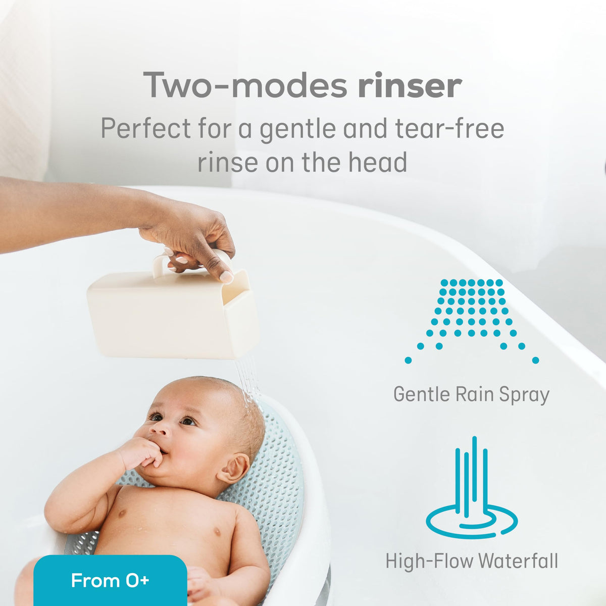 Angelcare Baby Bath Support, Pink, Birth to 6 Months, Made in Canada