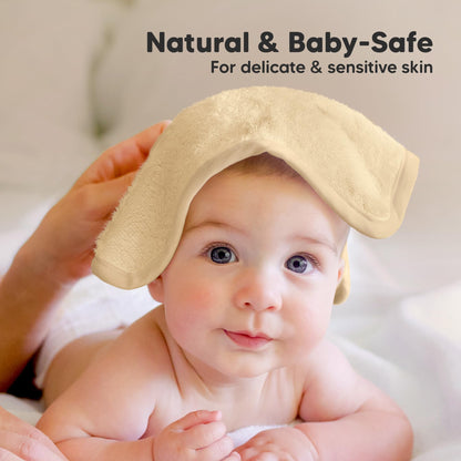 6-Pack Baby Washcloths, Soft Absorbent Washcloths for Face, Body (White)