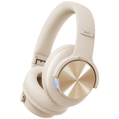 Picun B8 Wireless Bluetooth Headphones, 120H Playtime, 3EQ Modes, Black