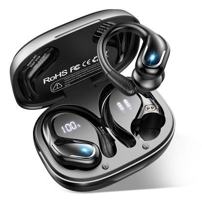 Wireless Earbuds Sports, 75Hrs Bluetooth 5.4 Headphones, Bass Hi-Fi Stereo