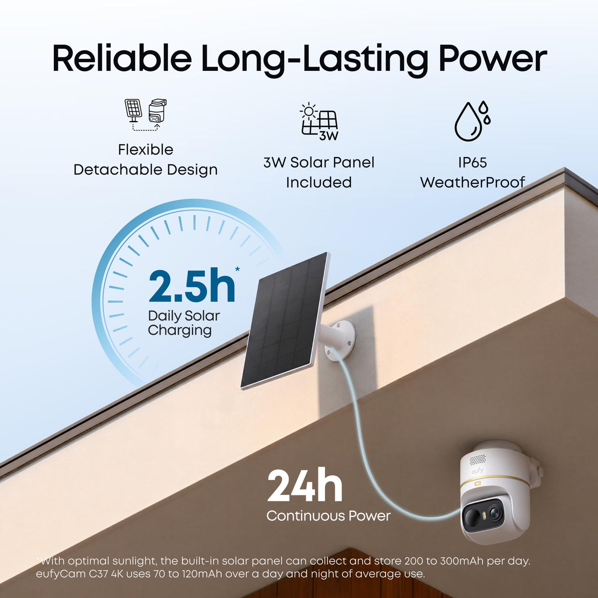 eufy Security eufyCam C37, Solar Cameras Wireless Outdoor,2K Resolution