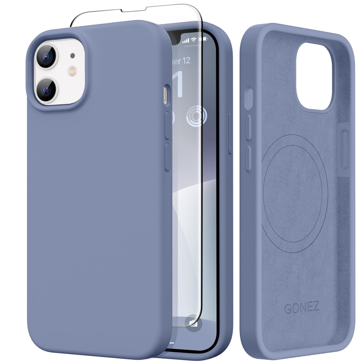 GONEZ for iPhone 18 Pro Max Case/iPhone 17 Pro Max Case, Mist Blue