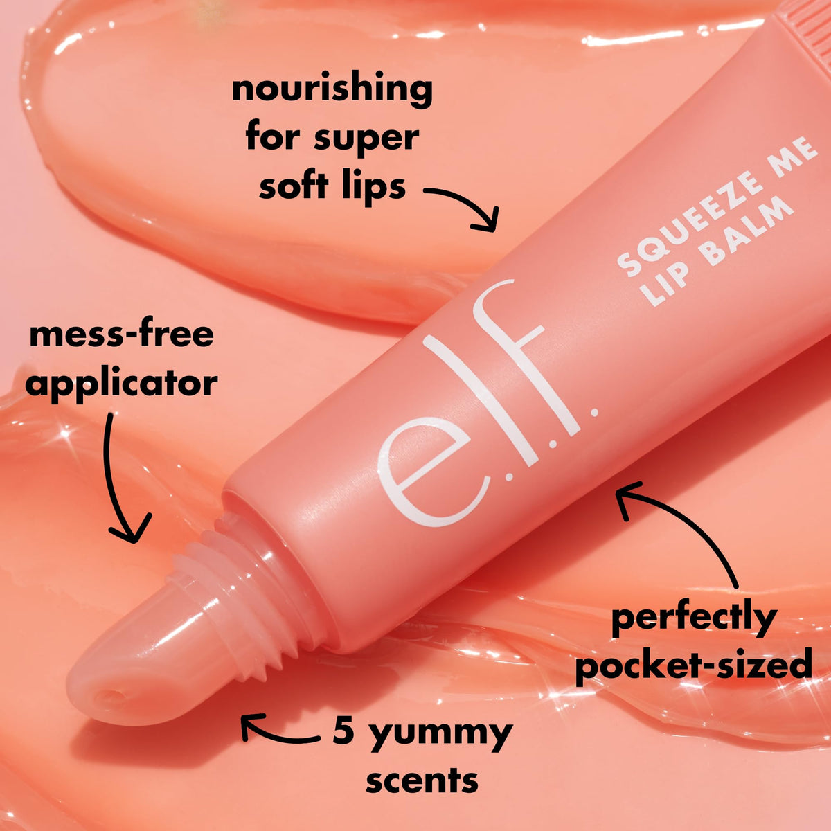 e.l.f. Squeeze Me Lip Balm, Strawberry
