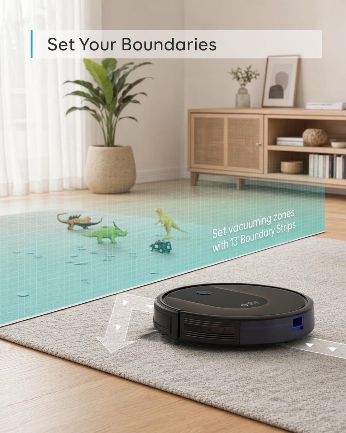 eufy E25 Robot Vacuum and Mop for Pet Hair, 20,000 Pa, HydroJet Roller Mop