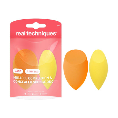 Real Techniques Mini Miracle Complexion Sponge for Makeup, 4 Count