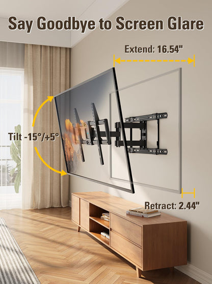 Mounting Dream Full Motion TV Wall Mount for Most 42-90 Inch TV Heavy Duty