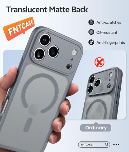 FNTCASE for iPhone 16 Plus Case, Fit for Magsafe, White