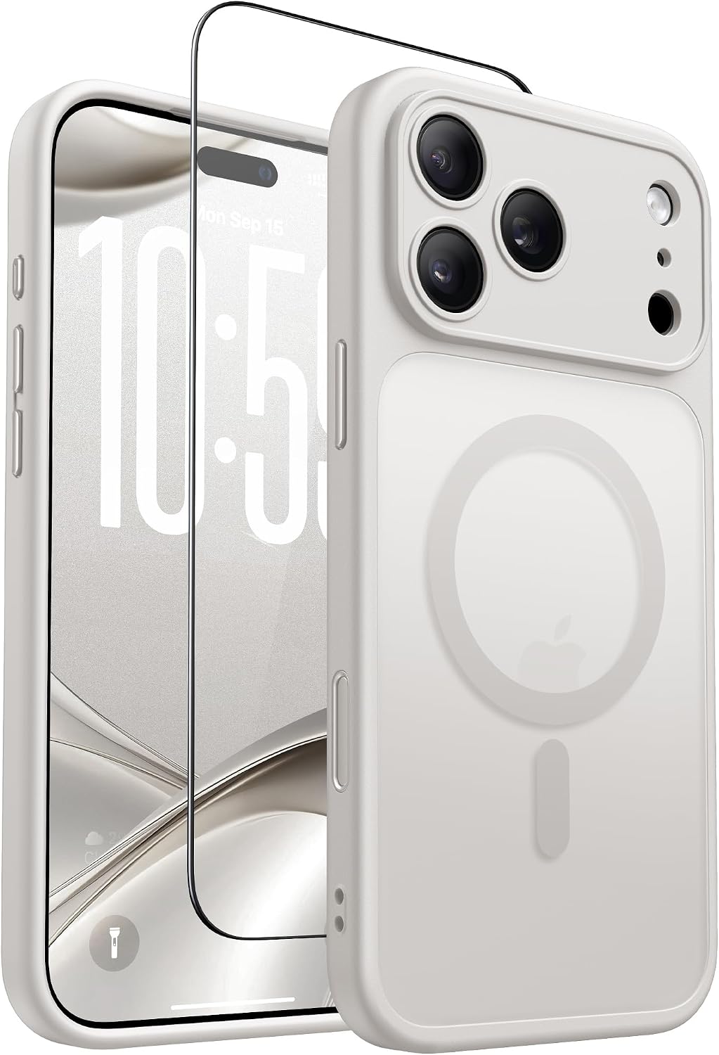 Magnetic Shockproof for iPhone 18 Pro & iPhone 17 Pro Case, Sunset Orange