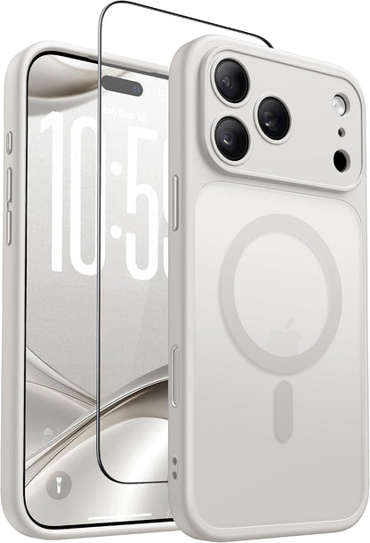 Magnetic Shockproof for iPhone 18 Pro & iPhone 17 Pro Case, Sunset Orange