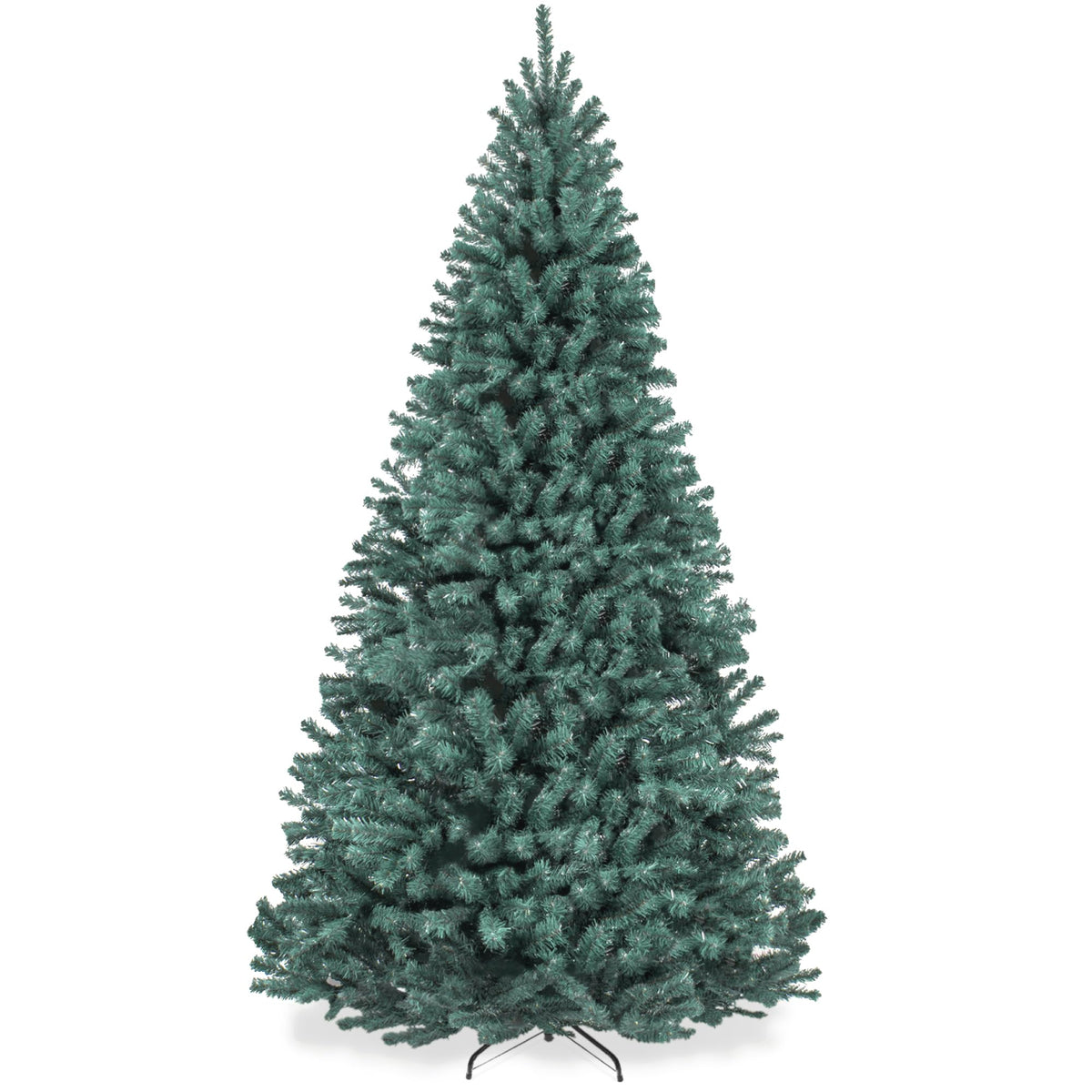 Best Choice Products Artificial Christmas Tree, 6ft Premium Unlit Realistic Spruce Holiday Décor w/Dense Branches, Easy Assembly, Metal Base - Green Spruce