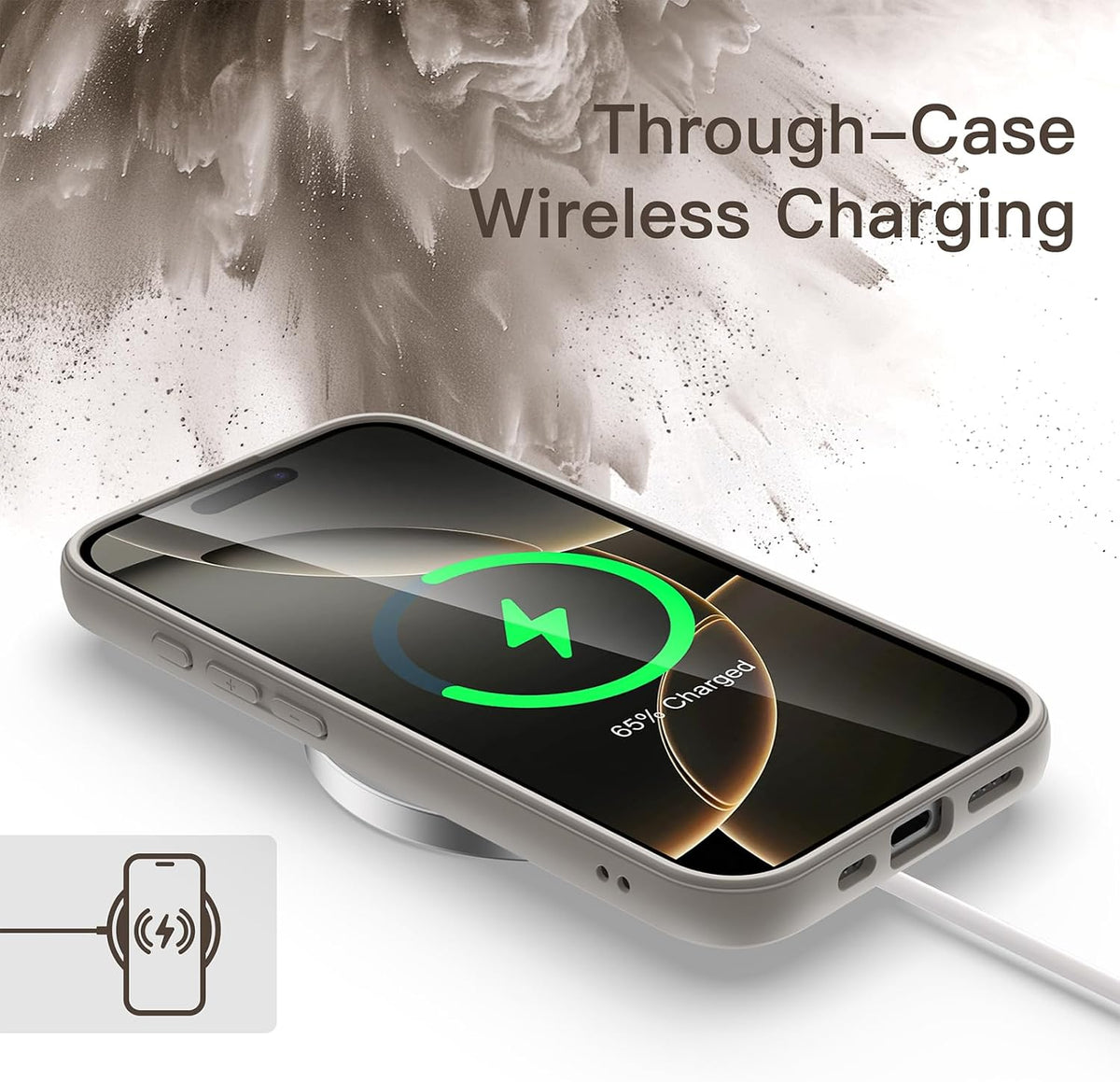 JETech Case for iPhone 16, Anti-Yellowing, Clear