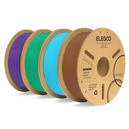 ELEGOO PLA Plus 3D Printer Filament 1.75mm White 2KG, Tougher & Stronger