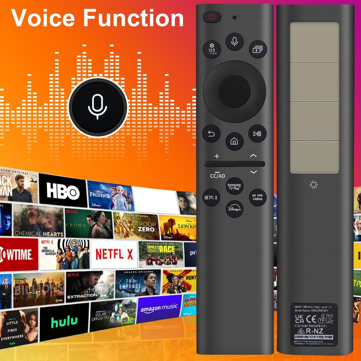 Seniors Elderly Big Button Universal Extra Large Remote Control UNOCAR