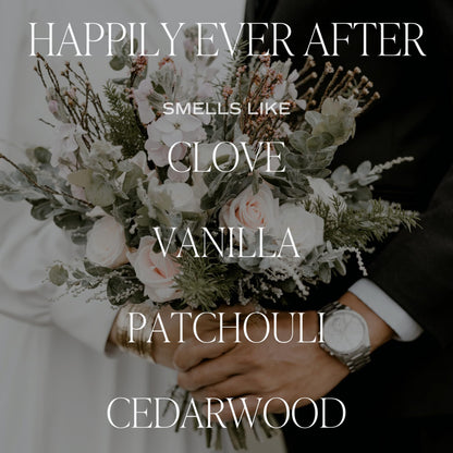 Sweet Water Decor Forever and Always Wedding Soy Wax Candle, 9oz Clear Jar