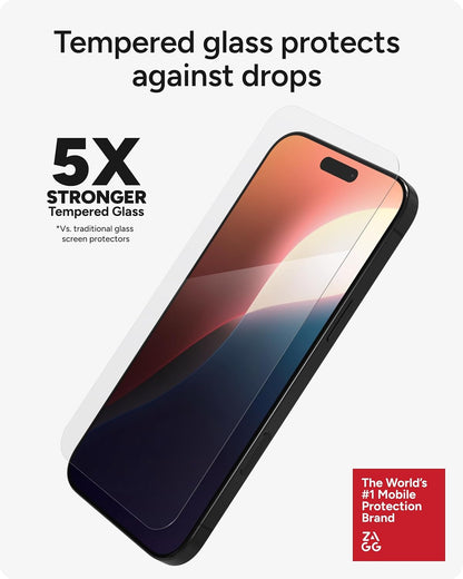 ZAGG Glass Elite Screen Protector for iPhone 17 Pro/ 18 Pro