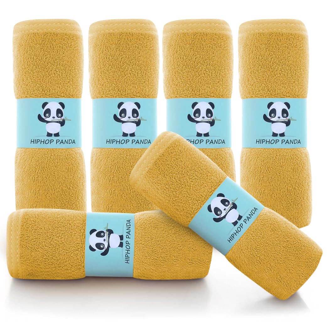 HIPHOP PANDA Soft Baby Washcloths, 2-Layer, 30 Pack Newborn Gift Set