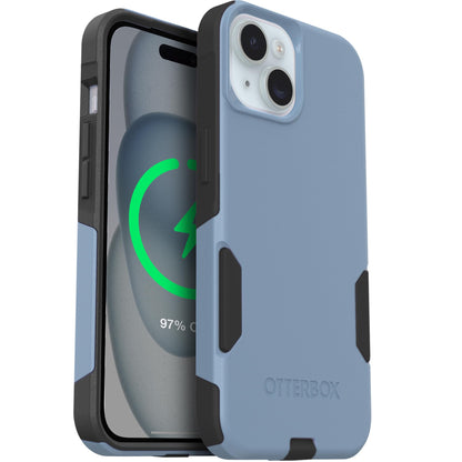 OtterBox iPhone 17e, 16e, 15, 14, & 13 Commuter Series Case - Black, Slim & Tough, Pocket-Friendly, with Port Protection - Thin & Protective iPhone Case, Dual-Layer, Impact Absorbing iPhone Case