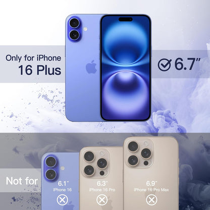 JETech Case for iPhone 16, Anti-Yellowing, Clear