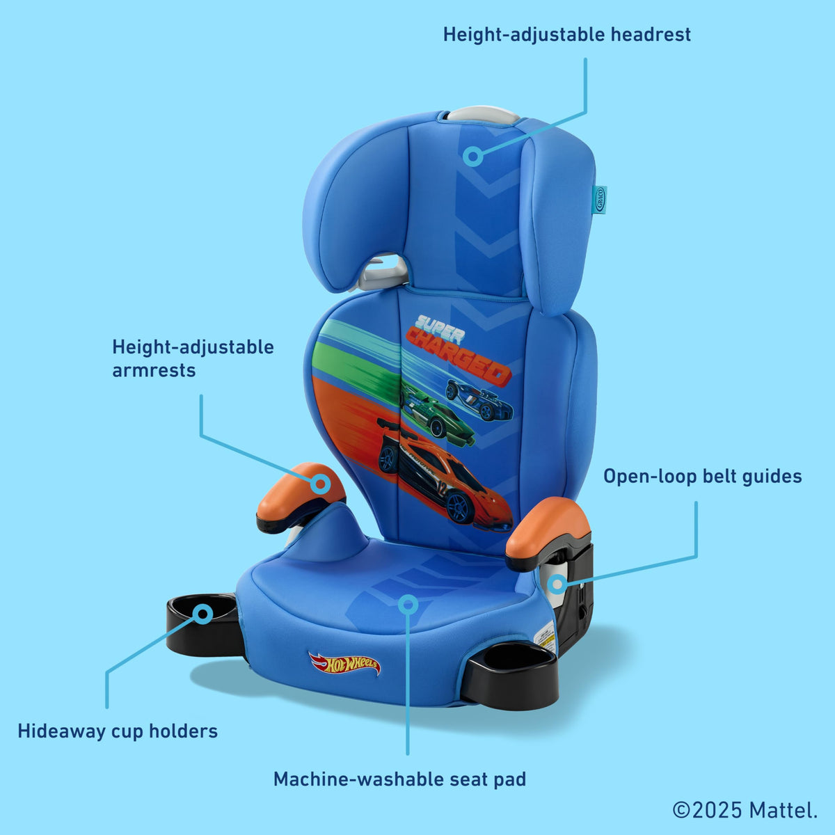 Graco TurboBooster 2.0 Highback & Backless Booster Car Seat, Declan