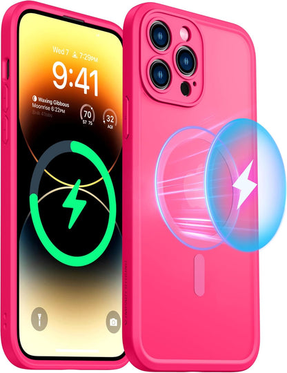 ImpactStrong Magnetic Guard Designed for iPhone 17 Air Case [Camera Protection] [Military Grade Drop Tested] [Compatible with MagSafe] Slim Translucent Matte Phone Case (6.6") - Navy Blue