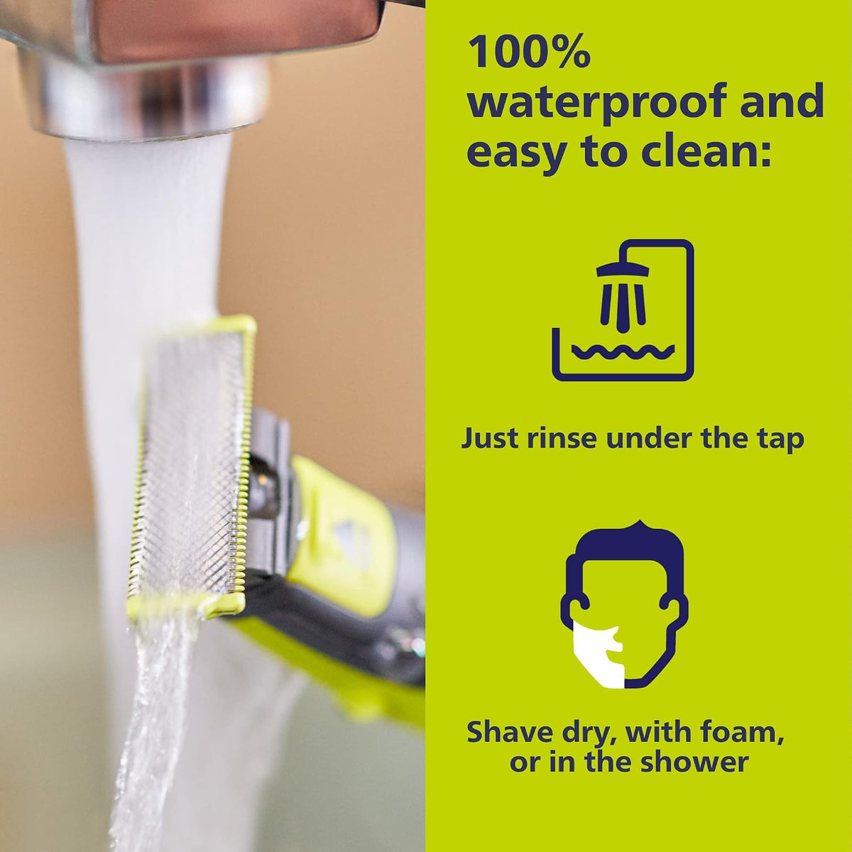 Philips Norelco OneBlade 360 Hybrid Face + Body Trimmer and Shaver
