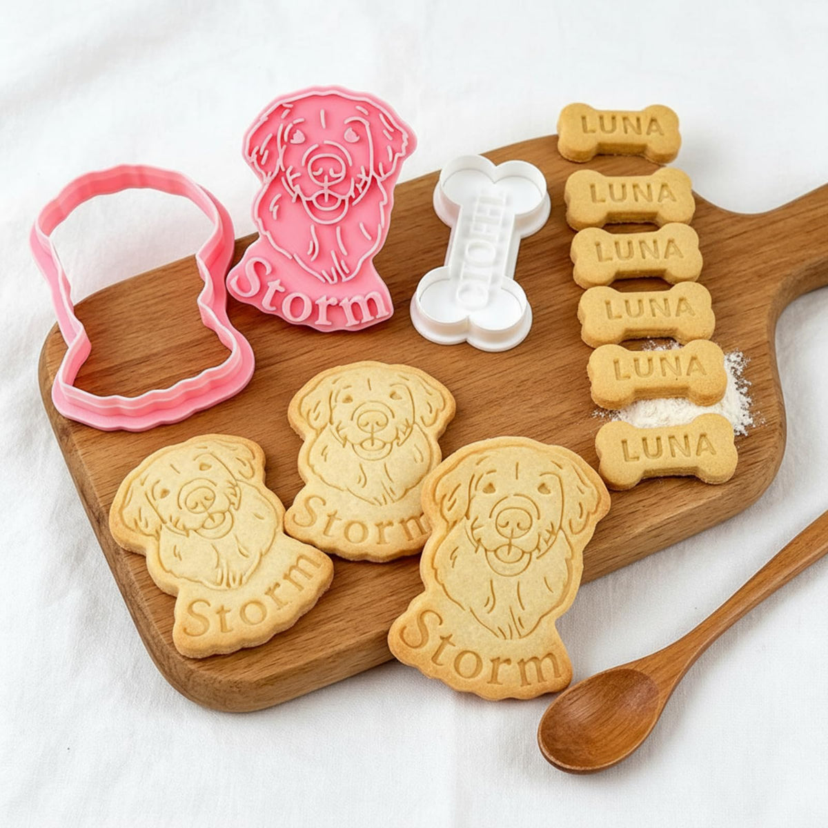 Personalized Cookie Stamp for Family Name Christmas Cookies & Gifts