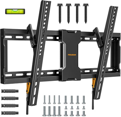 Perlegear Tilt TV Wall Bracket for 37–82 inch LCD LED TVs up to 60kg