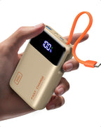 INIU Portable Charger, Smaller 45W Fast Charging Power Bank, 10000mAh Black
