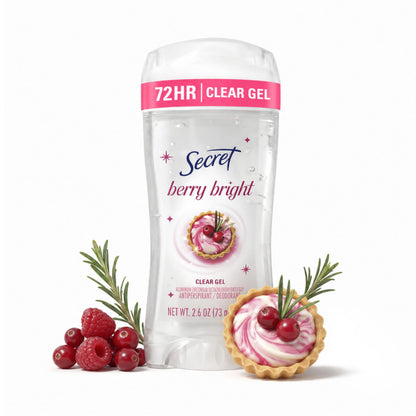 Secret Antiperspirant Deodorant for Women, Cozy Vanilla Scent, 2.6 oz