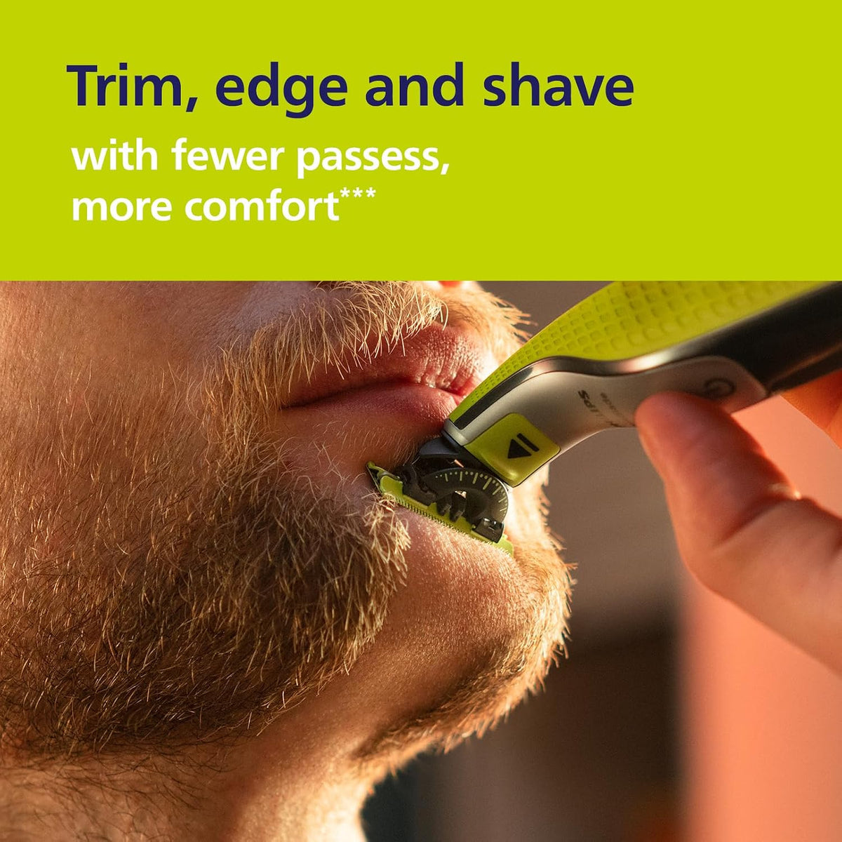 Philips OneBlade 5 Stainless Steel Original Replacement Blades Compatible with all OneBlade Electric Razors (model QP250/50)