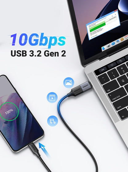 UGREEN USB C to USB Adapter 4 Pack, 10Gbps Male to 3.2 Female Converter