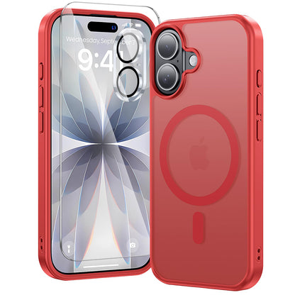 toushion 3 in 1 for iPhone 15 Plus Case Transparent