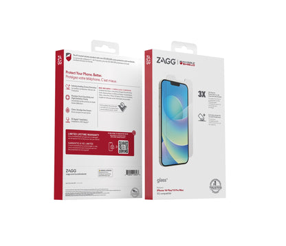 ZAGG Glass+ Screen Protector for iPhone 17