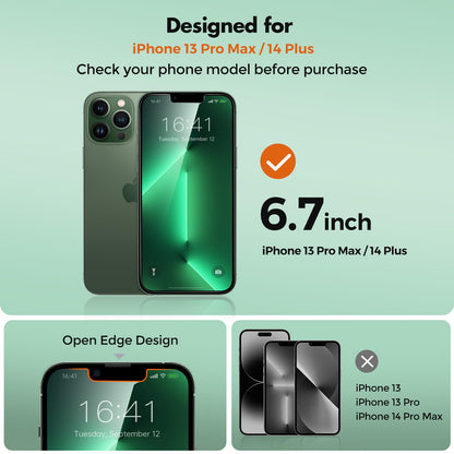 UNBREAKcable 2-Pack Screen Protector for iPhone 14 Plus/13 Pro Max