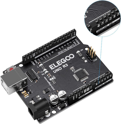 ELEGOO UNO R3 Controller Board ATmega328P, Compatible with Arduino