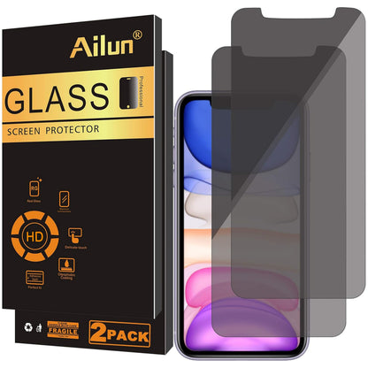 Ailun 3 Pack Privacy Screen Protector for iPhone 17 Pro Max, Tempered Glass
