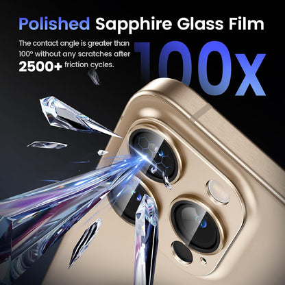 Tensea for iPhone 15 Pro Max/iPhone 15 Pro Camera Lens Protector
