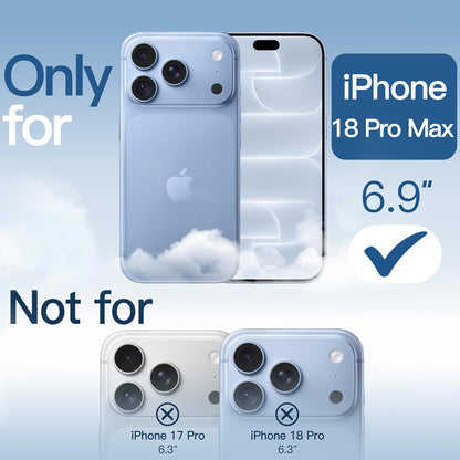 JETech Case for iPhone 17, Anti-Yellowing, Clear