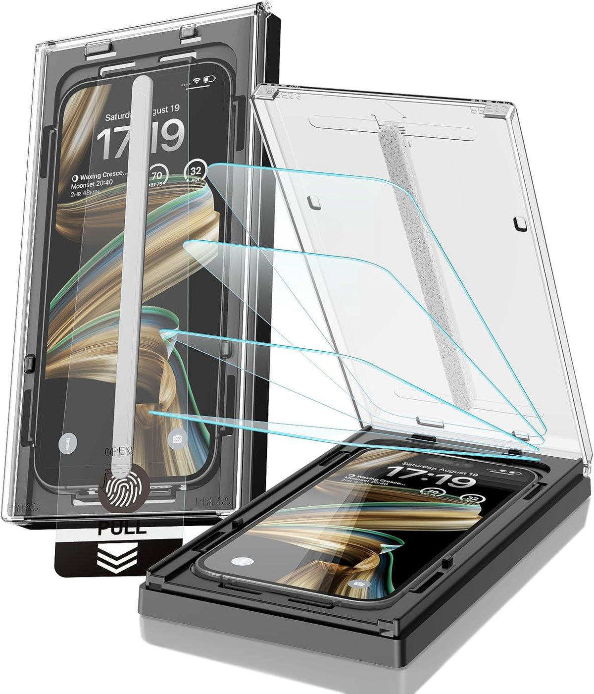 EZ-GLAZ-4 Pack for iPhone 17 Pro Max Privacy Screen Protector (6.9")