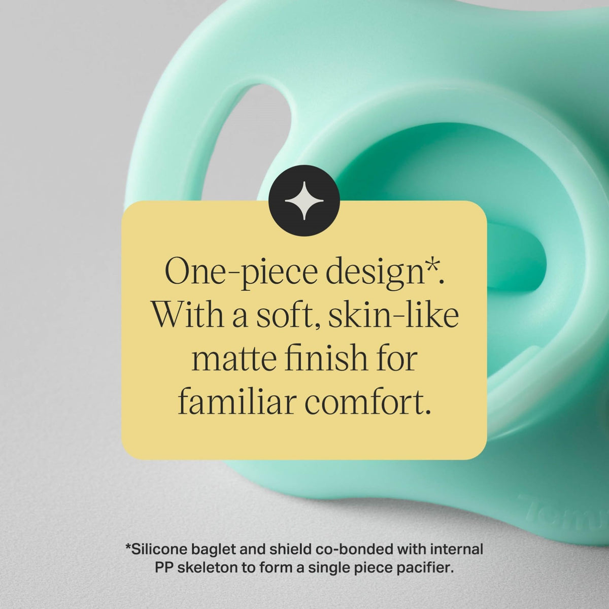 Tommee Tippee Ultra-Light StayPut Pacifier, 0-6m, 4 Count
