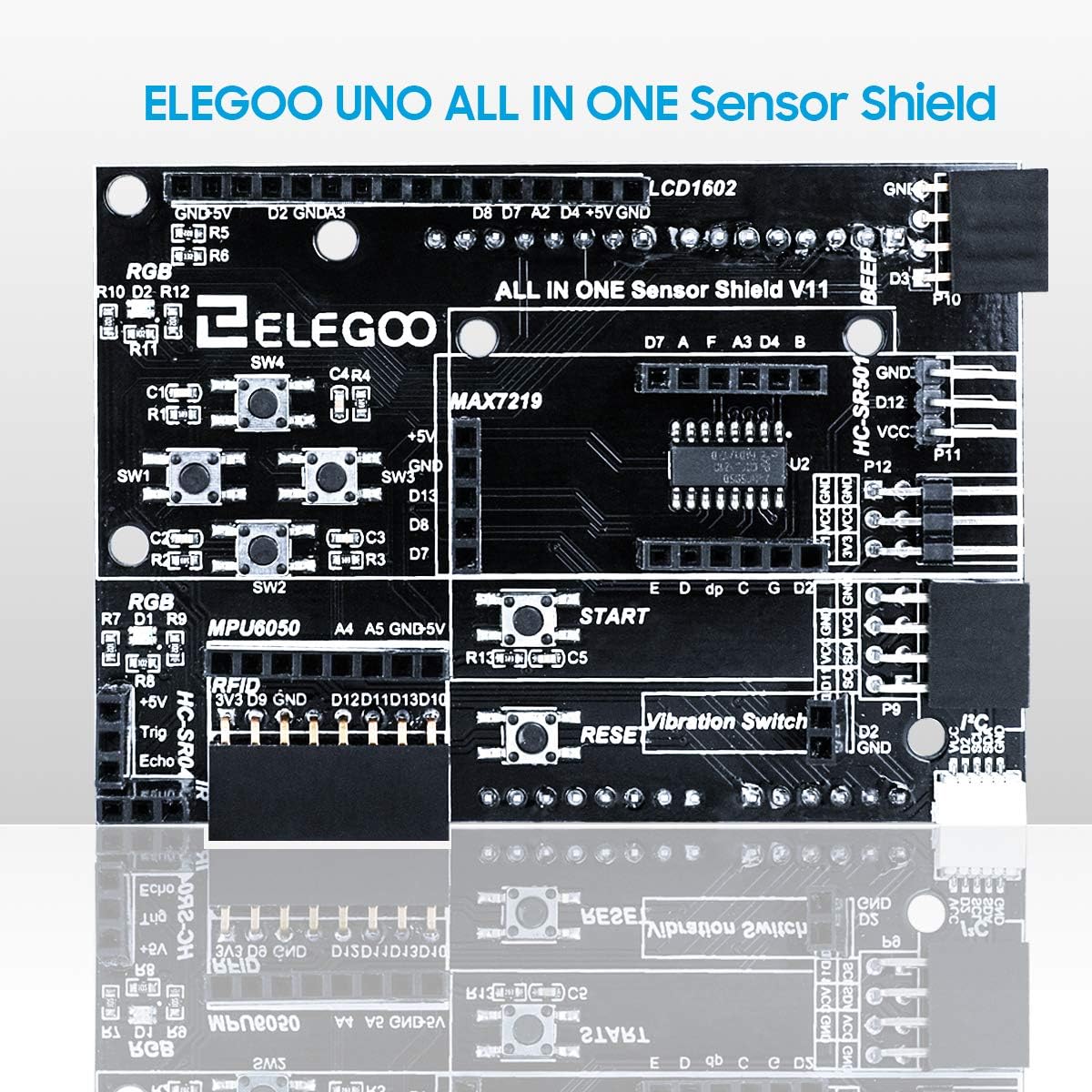 ELEGOO UNO R3 Project Most Complete Starter Kit, Compatible with Arduino