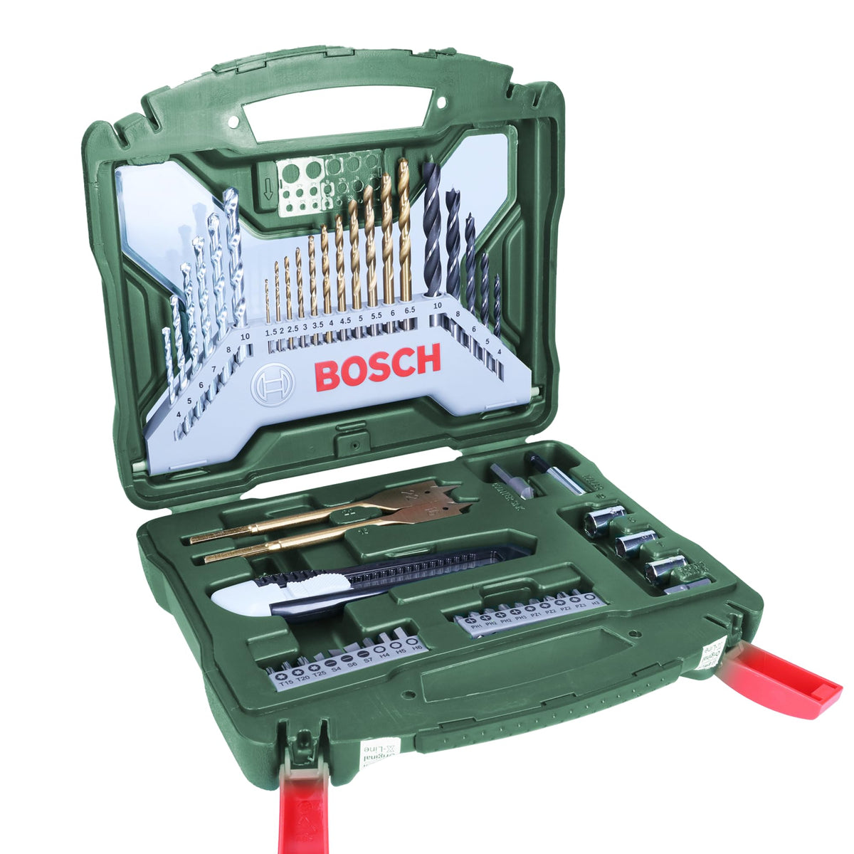 Bosch Accessories 34-piece Screwdriver/Drill bit Set (for Wood, Metal and Stone, Accessories for Drill Drivers)