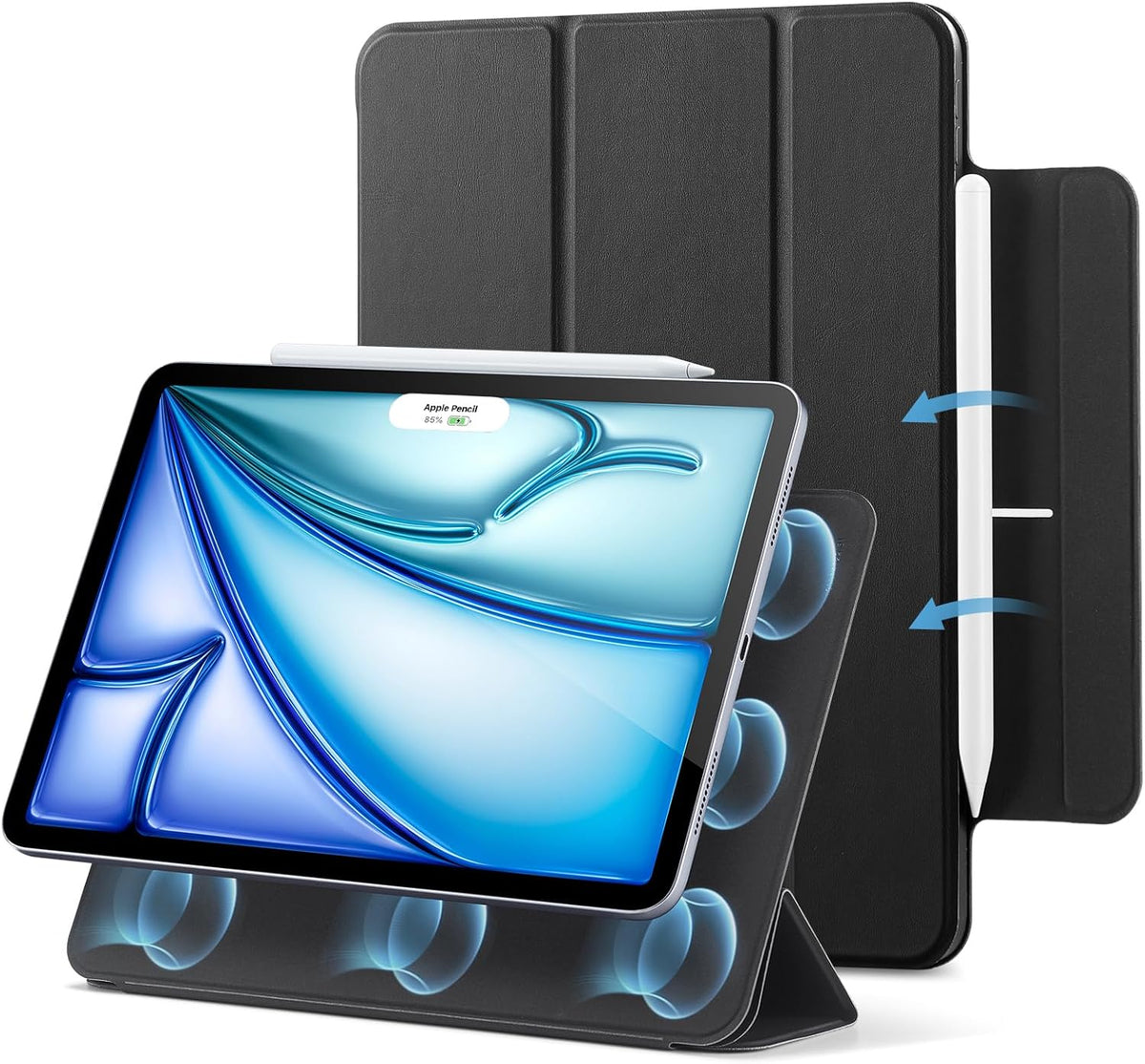 ESR for iPad Air 11-inch M4/M3/M2, iPad Air 5th/4th Generation Case, Black